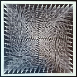Sérigraphie, composition géométrique, Lucile Roebuck