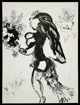 Lithographie "L'offrande", Marc Chagall