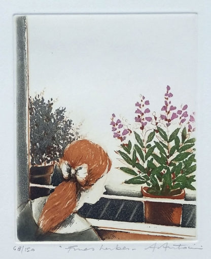 La gravure "Fines herbes" d'Annapia Antonini