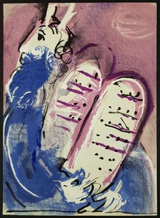 La lithographie "Moïse" de Marc Chagall