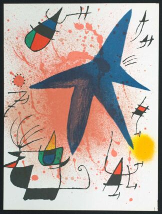 Lithographie "Original I" (l'astre bleu), Joan Miró