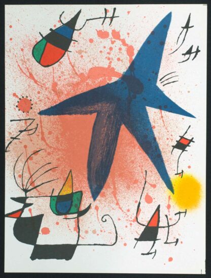 Lithographie "Original I" (l'astre bleu), Joan Miró