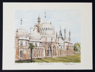 Impression giclée "Brighton Pavilion" de Glyn Martin.