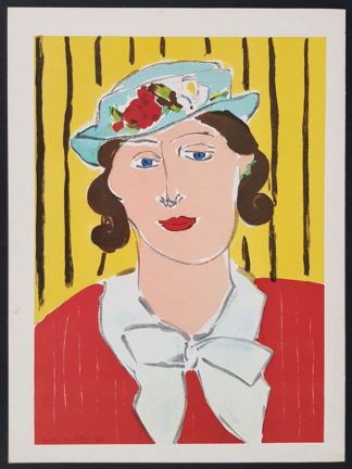 La lithographie "Femme au chapeau" de Henri Matisse