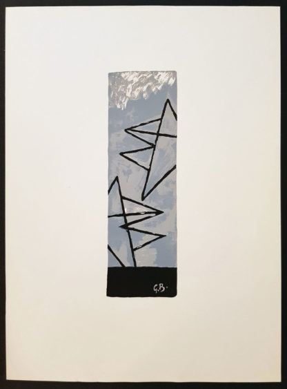 La lithographie "Ciel gris" de Georges Braque