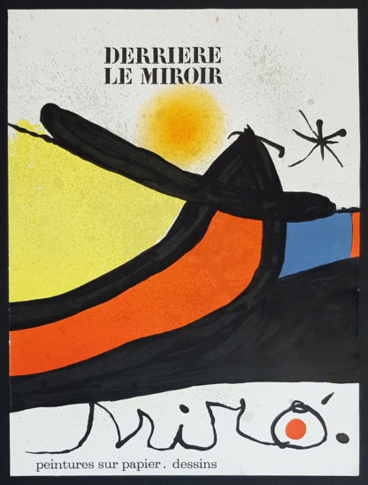 Lithographie "Couverture de DLM 1971" de Joan Miró