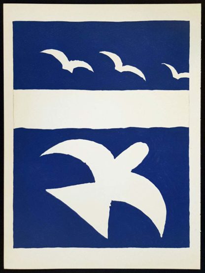 Lithographie Oiseaux de Georges Braque