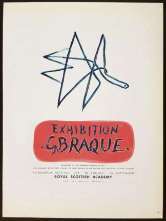La lithographie "Exhibition 1956" de Georges Braque