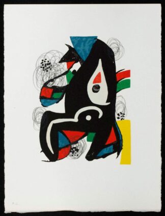 Lithographie "La Mélodie Acide 10" de Joan Miró