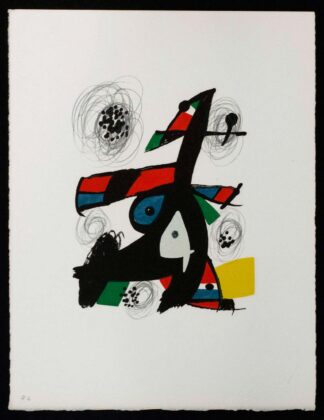 Lithographie "La Mélodie Acide 5" de Joan Miró