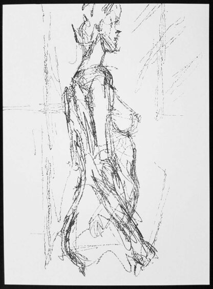 Lithographie "Nu debout" d'Alberto Giacometti