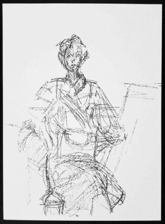 Lithographie "Annette assise" d'Alberto Giacometti
