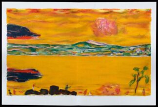 La lithographie Coucher de soleil sur la Méditerranée" de Pierre Bonnard